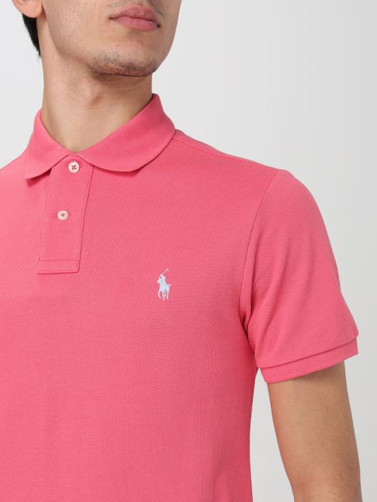24SS 랄프 로렌 폴로 티셔츠 710536856 409 rosso - RALPH LAUREN