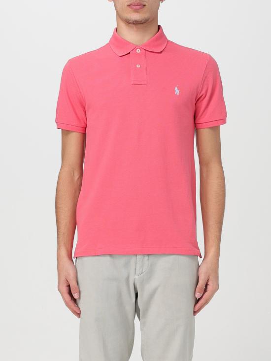 24SS 랄프 로렌 폴로 티셔츠 710536856 409 rosso