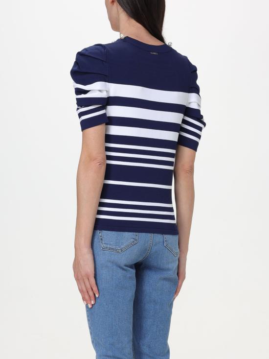  리우조 반팔 티셔츠 MA4134MA55N C3391 blu bianco - LIU JO