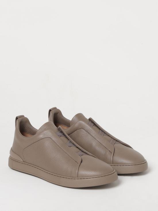  에르메네질도제냐 스니커즈 LHCVOS4667Z SGT marrone - ERMENEGILDO ZEGNA