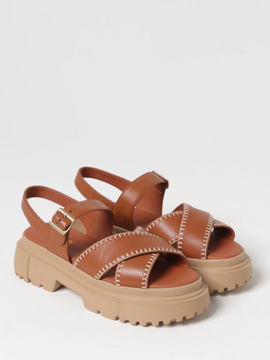  호간 샌들 HXW6440FJ30LE9 S003 cuoio - HOGAN