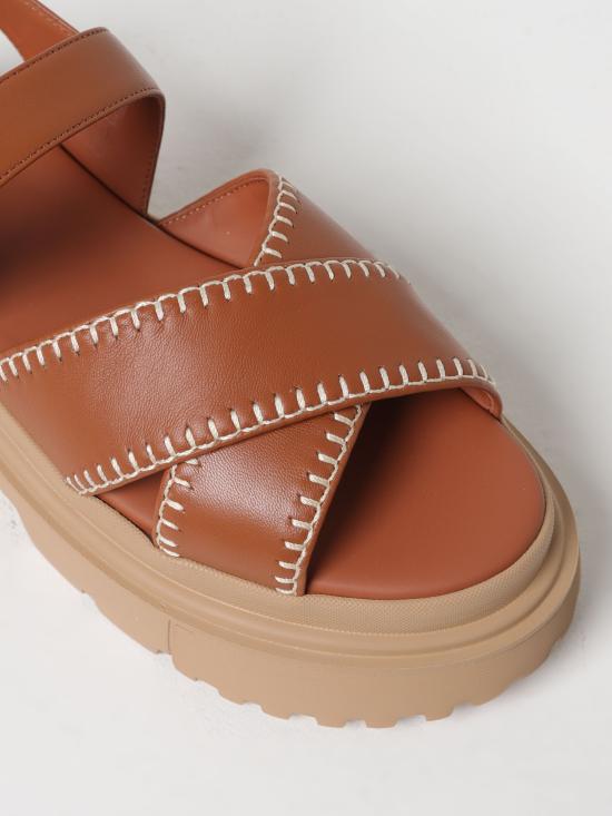  호간 샌들 HXW6440FJ30LE9 S003 cuoio - HOGAN