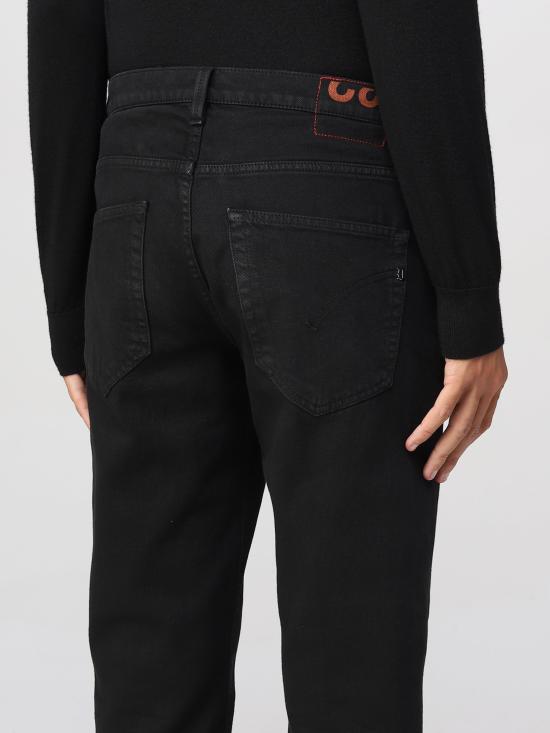  돈답 데님 스트레이트 팬츠 UP434BS0033DR4 999 nero - DONDUP