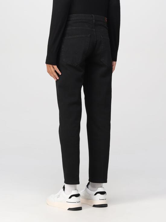  돈답 데님 스트레이트 팬츠 UP434BS0033DR4 999 nero - DONDUP