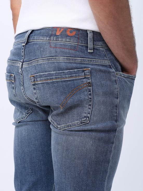  돈답 데님 스트레이트 팬츠 UP232DSE316GF4 800 denim - DONDUP