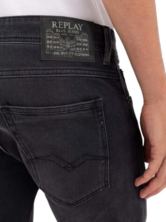  리플레이 데님 스트레이트 팬츠 M1008000719628 099 denim nero - REPLAY