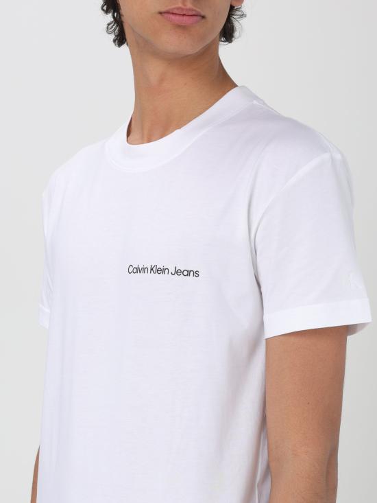  캘빈클라인 반팔 티셔츠 J30J324671 YAF bianco - CALVIN KLEIN