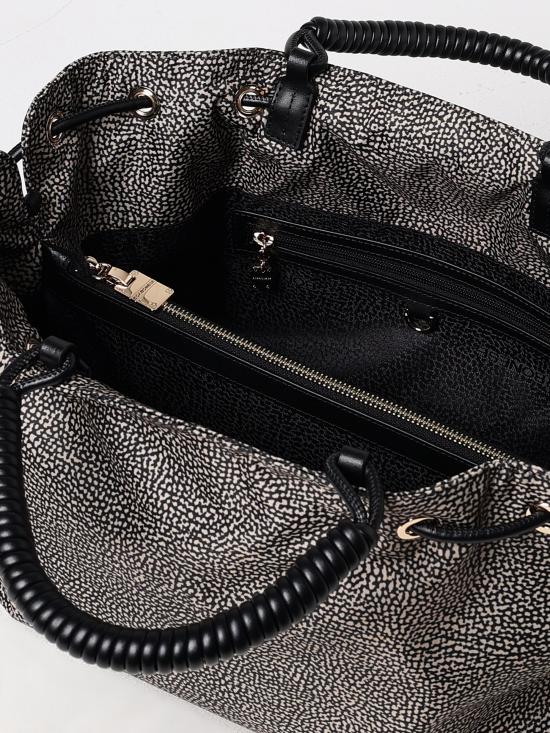  보르보네제 숄더백 924864I15 X11 naturale nero - BORBONESE