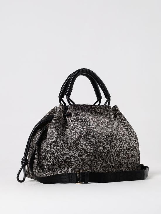  보르보네제 숄더백 924864I15 X11 naturale nero - BORBONESE