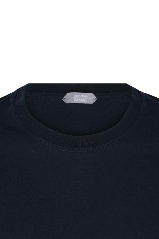 24SS 자노네 반팔 티셔츠 812597ZG380 Z0542 blu navy - ZANONE