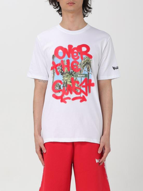 24SS 디스클레이머 반팔 티셔츠 24EDS54430 BIANCO bianco