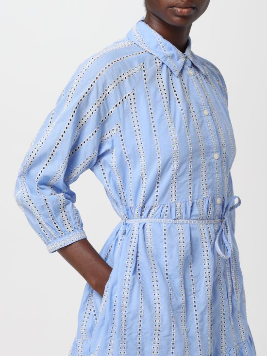  울리치 롱 원피스 CFWWDR0152FRUT3710 3722 azzurro - WOOLRICH