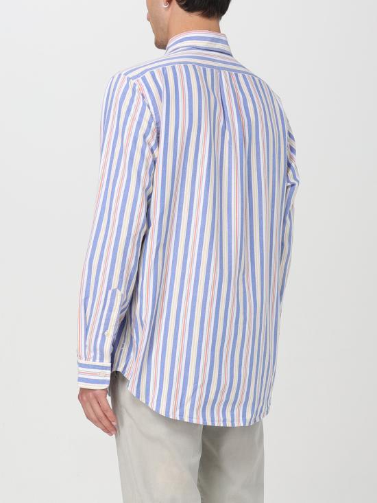  랄프 로렌 긴팔 셔츠 710928920 003 bianco blu - RALPH LAUREN