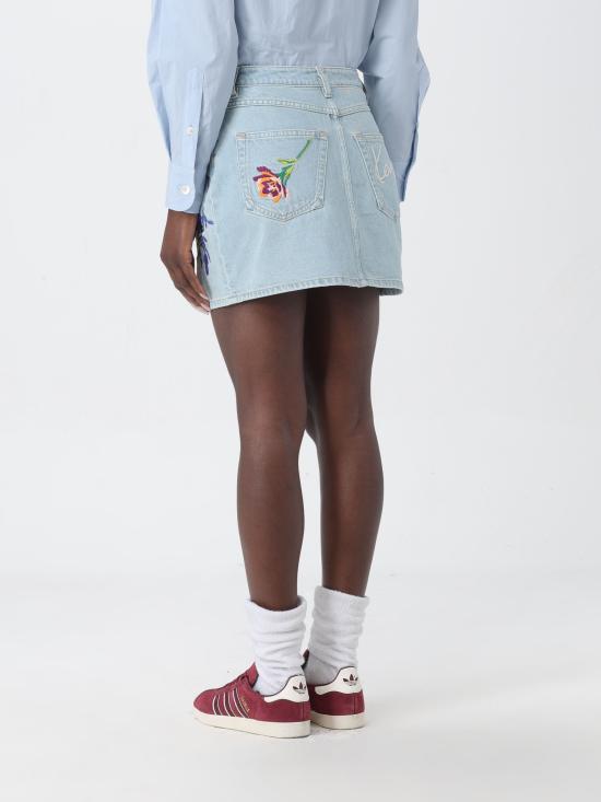  겐조 데님 스커트 FE52DJ2806B4 DT - KENZO