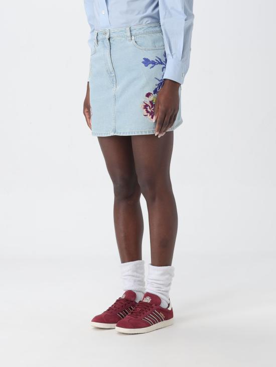  겐조 데님 스커트 FE52DJ2806B4 DT - KENZO