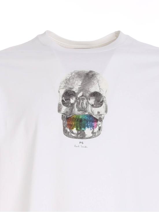  폴 스미스 반팔 티셔츠 M2R011RFP2620 01 bianco - PAUL SMITH