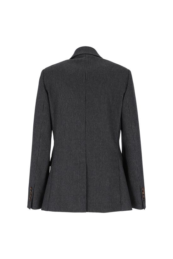 브루넬로 쿠치넬리 자켓 MB0802224 C001 grigio scuro - BRUNELLO CUCINELLI
