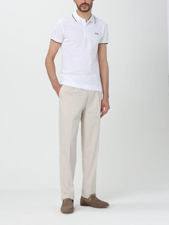 24SS 에르메네질도제냐 폴로 티셔츠 E7358A5B746 N00 bianco - ERMENEGILDO ZEGNA