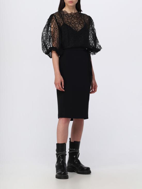  레드발렌티노 셔츠 3R3AA03T6V8 0NO nero - RED VALENTINO