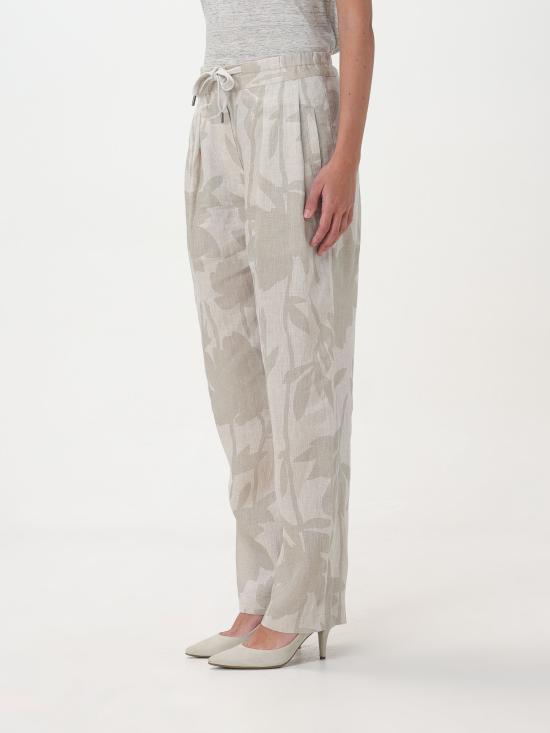 24SS 브루넬로 쿠치넬리 스트레이트 팬츠 MB650P8597 C020 naturale - BRUNELLO CUCINELLI