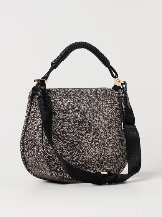  보르보네제 숄더백 924860I15 X11 naturale nero - BORBONESE