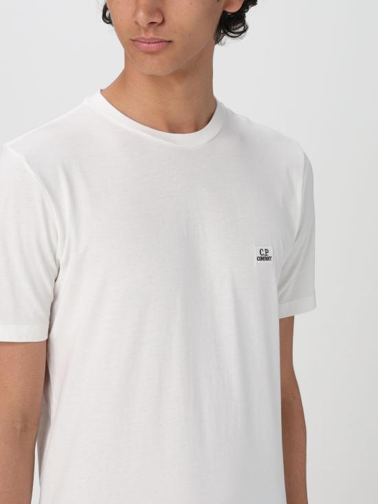  씨피 컴퍼니 반팔 티셔츠 16CMTS068A005100W 103 bianco - C.P. COMPANY