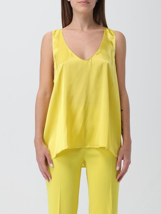 24SS 핑코 블라우스 103028A1RI H17 giallo