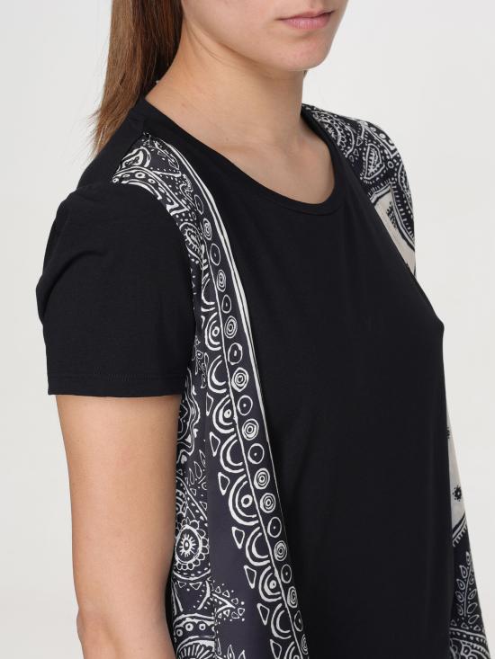  리우조 반팔 티셔츠 MA4115J7821 N9373 nero - LIU JO