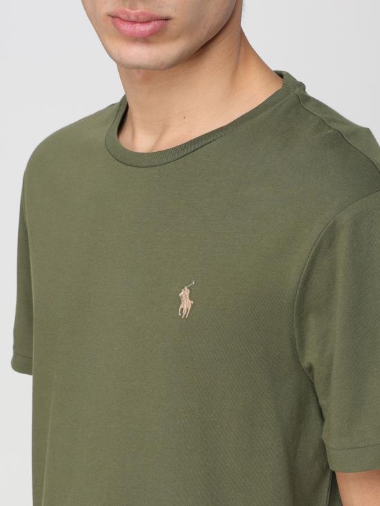  랄프 로렌 반팔 티셔츠 710671438 341 grigio scuro - RALPH LAUREN