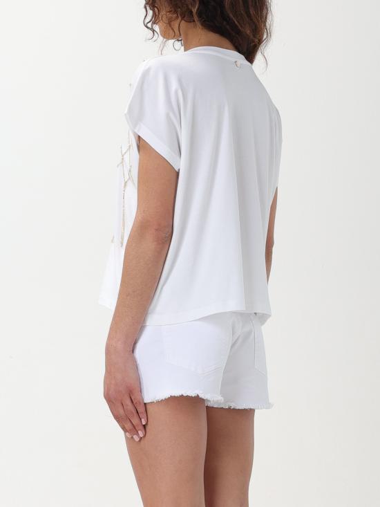  리우조 반팔 티셔츠 CA4444J5003 N9185 bianco - LIU JO