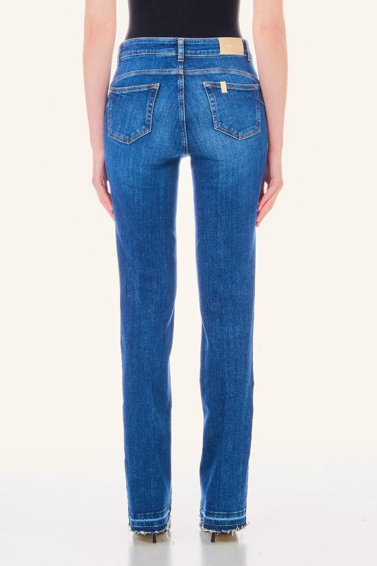  리우조 데님 스트레이트 팬츠 UA4039DS829 77505 blue denim - LIU JO