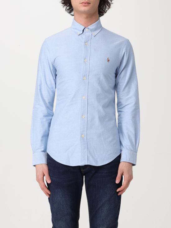  랄프 로렌 긴팔 셔츠 710549084 007 azzurro
