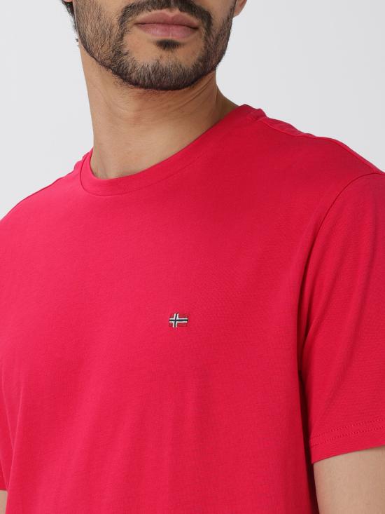  나파피리 반팔 티셔츠 NP0A4H8D R251 rosso - NAPAPIJRI