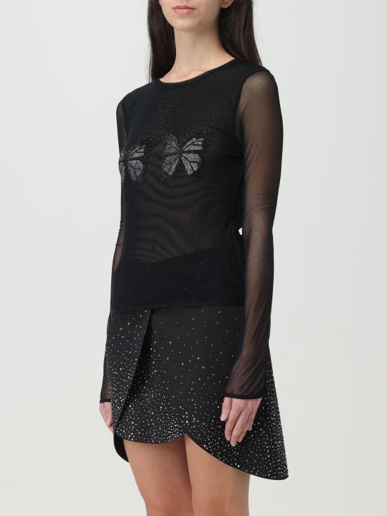  블루마린 반팔 티셔츠 2T056A N0990 nero - BLUMARINE