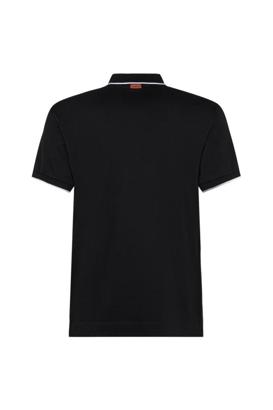  에르메네질도제냐 폴로 티셔츠 E7358A5B746 K09 nero - ERMENEGILDO ZEGNA