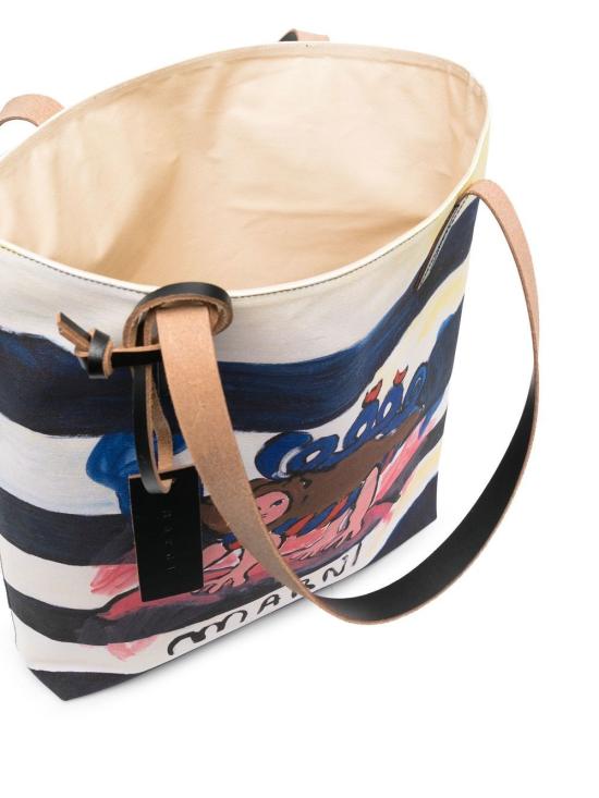  마르니 숄더백 SHMP0091U0P5337 00B99 blu bianco - MARNI