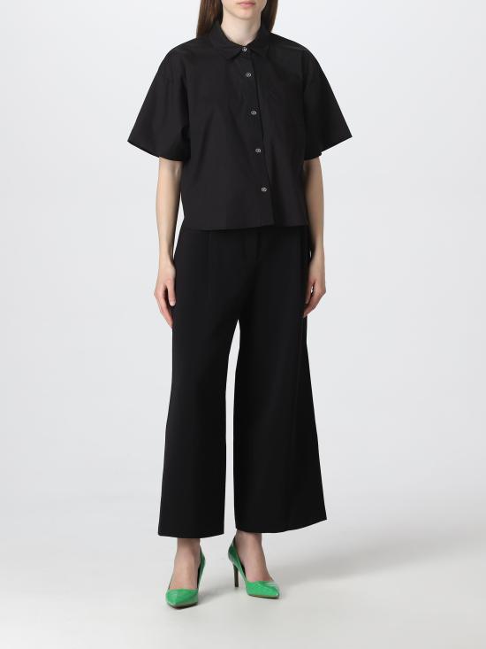  마이클 코어스 스트레이트 팬츠 MS3330GM8AP 001 nero - MICHAEL KORS