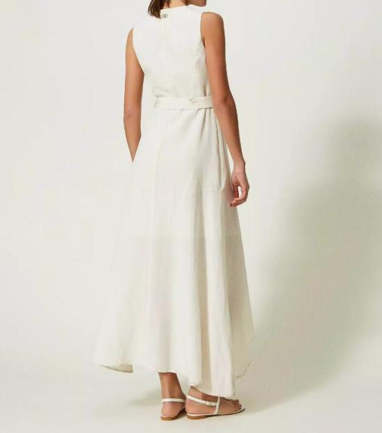  트윈세트 롱 원피스 241TP2520 00018 avorio - TWINSET