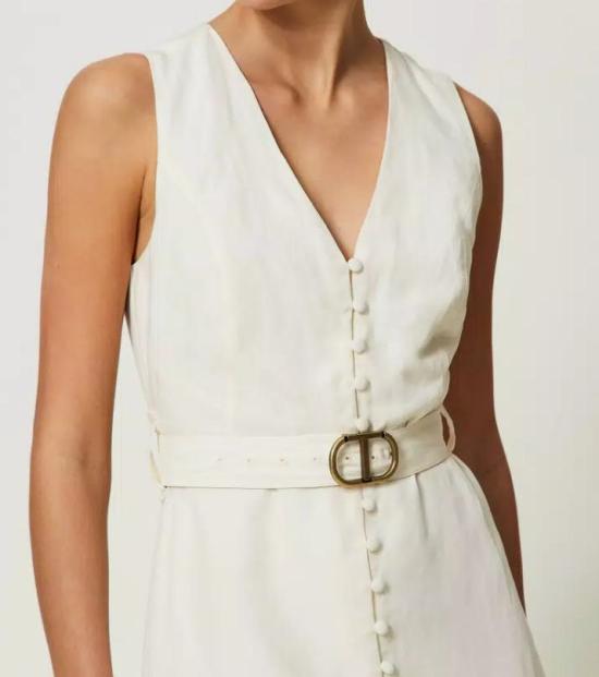  트윈세트 롱 원피스 241TP2520 00018 avorio - TWINSET