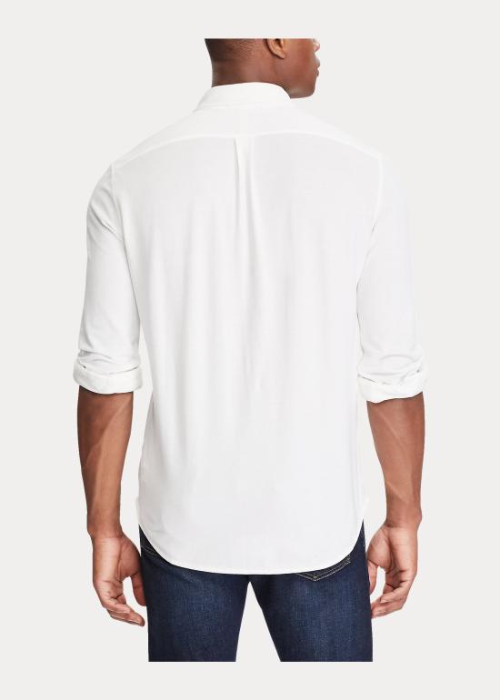 24SS 랄프 로렌 긴팔 셔츠 710654408 003 bianco - RALPH LAUREN