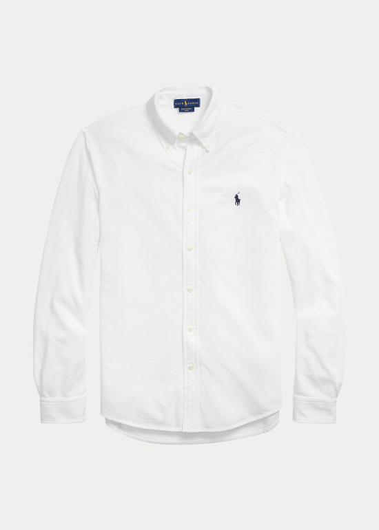 24SS 랄프 로렌 긴팔 셔츠 710654408 003 bianco