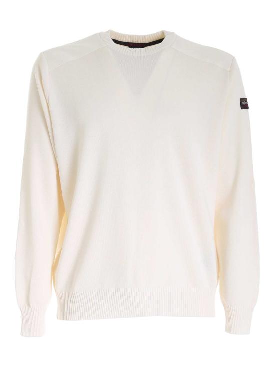 21FW 폴앤샤크 스웨터 C0P1026 469 bianco