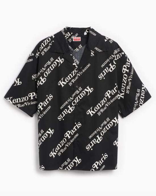  겐조 반팔 셔츠 FE55CH1119P4 99 nero