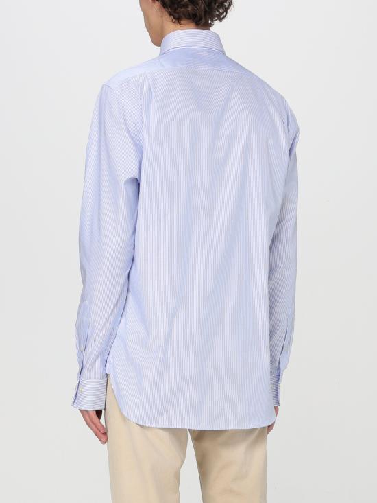  랄프 로렌 긴팔 셔츠 712939347 001 bianco blu - RALPH LAUREN