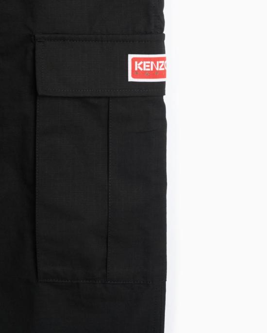 24SS 겐조 스트레이트 팬츠 FE55PA2429DL 99 nero - KENZO