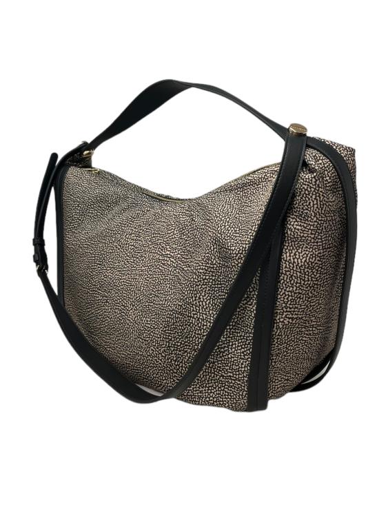  보르보네제 숄더백 924176AH1 X11 naturale nero - BORBONESE