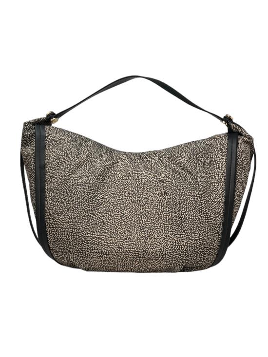  보르보네제 숄더백 924176AH1 X11 naturale nero - BORBONESE