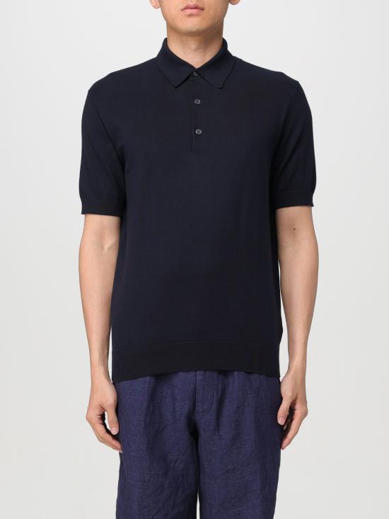 24SS 에르메네질도제냐 폴로 티셔츠 E8C90A7C32 B09 blu