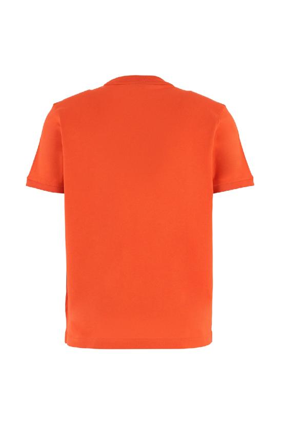  폴앤샤크 반팔 티셔츠 C0P1096 576 arancione - PAUL & SHARK
