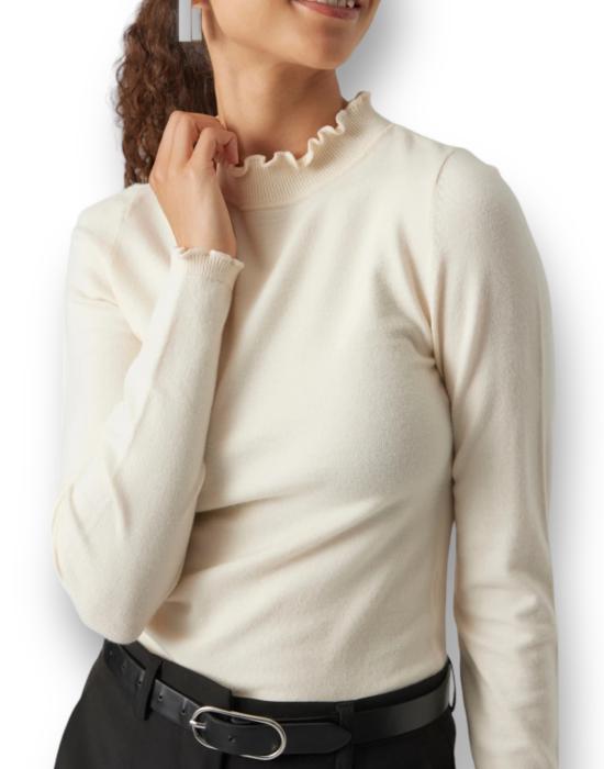  베로 모다 긴팔 티셔츠 10297854 BIRCH burro